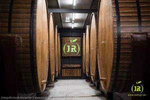 Toneles del llagar de sidra J.R.