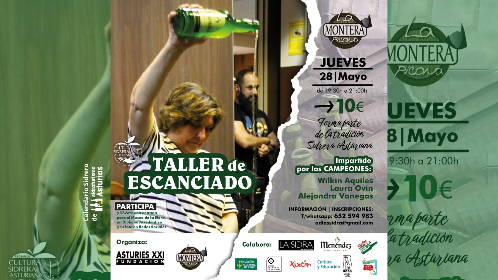 Cabecera - Taller escanciado mayo 2026