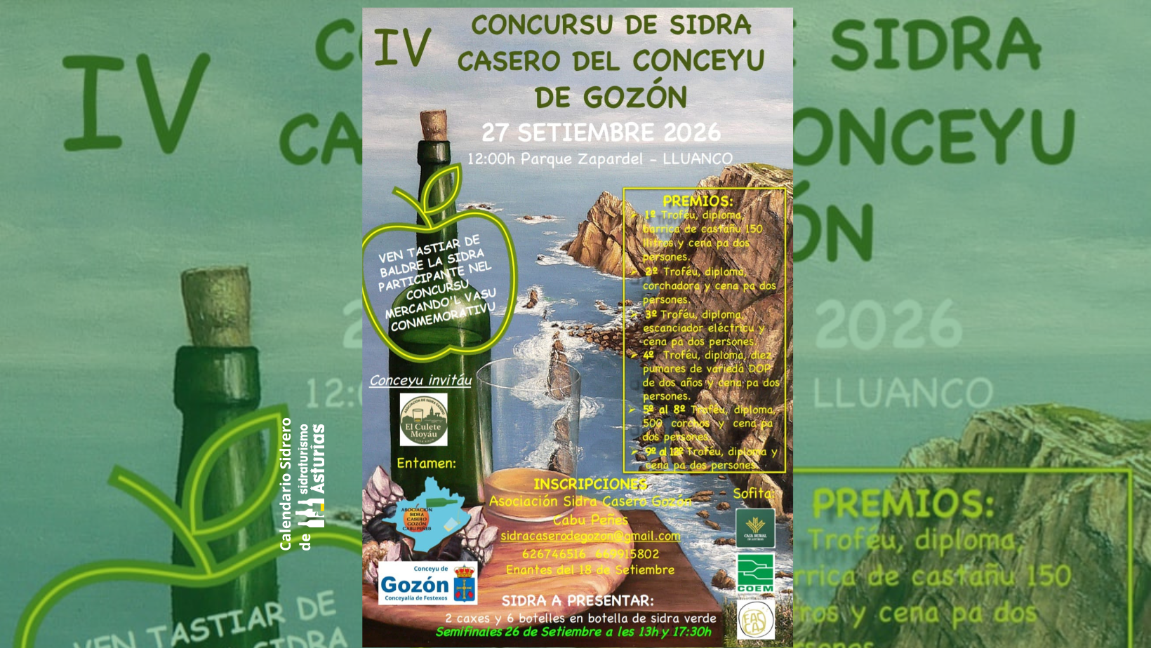 Cabecera Concurso Sidra Casero de Gozón 2026