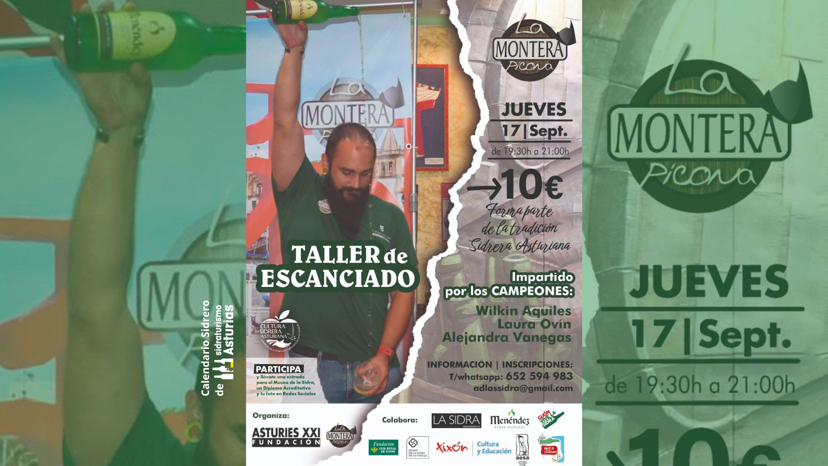 Cabecera Taller de Escanciado Septiembre