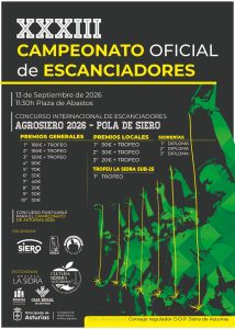 Concurso de Escanciadores Agrosiero 2026