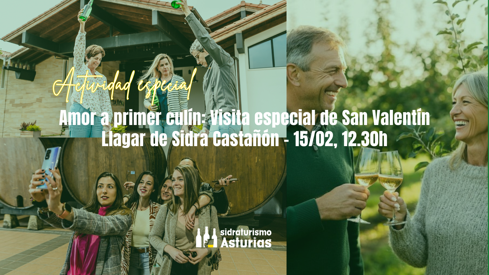 Cartel actividad: Amor a primera sidra