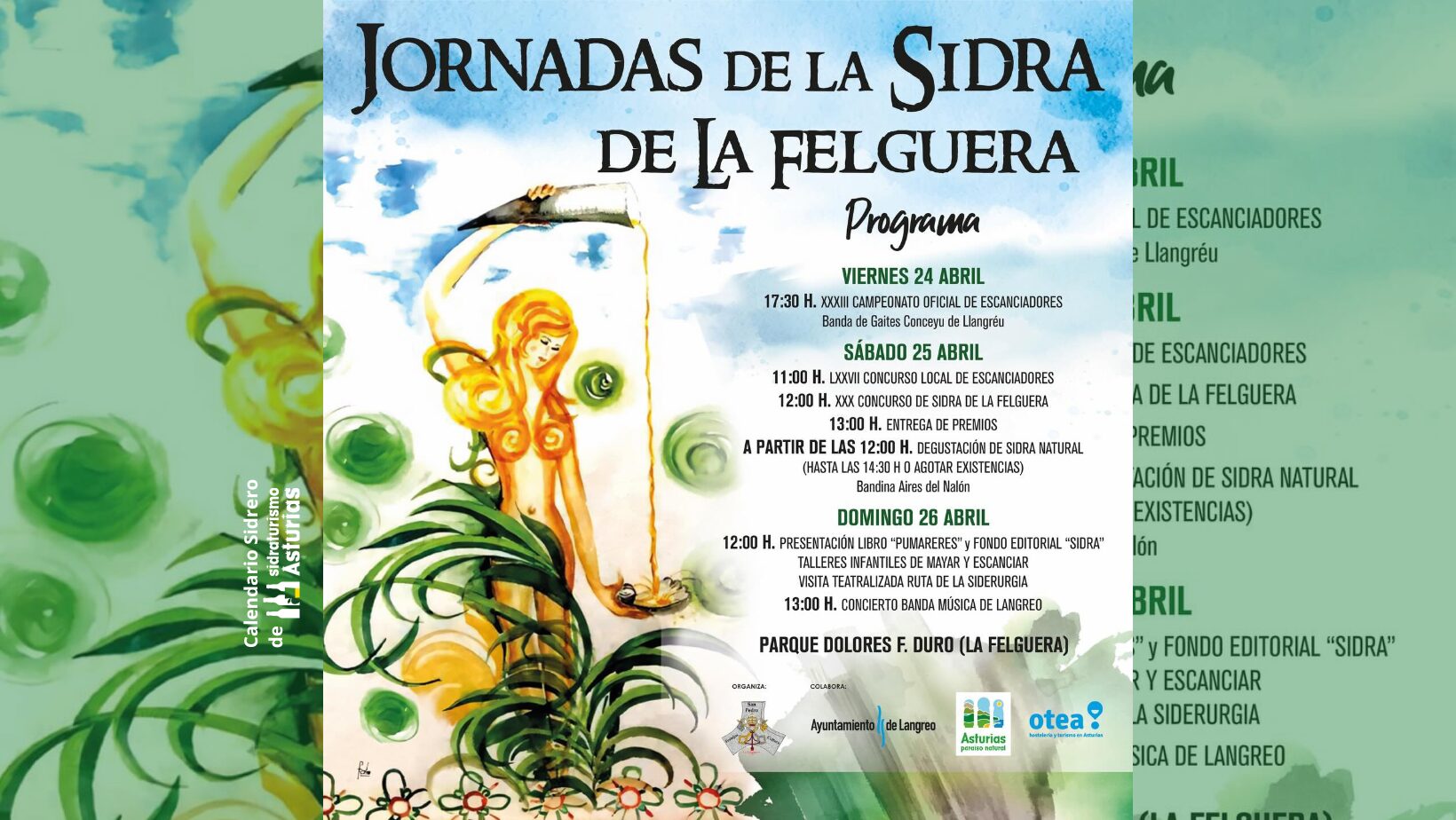 Cabecera Jornadas de la Sidra de la Felguera