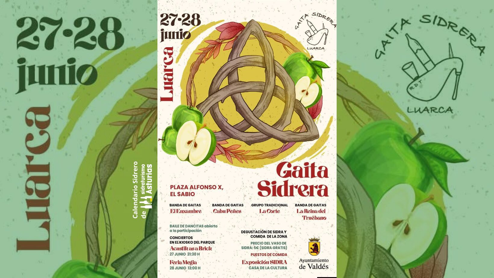 Cartel evento Gaita Sidrera