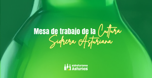 Cartel Mesa de Trabajo de la Cultura Sidrera Asturiana