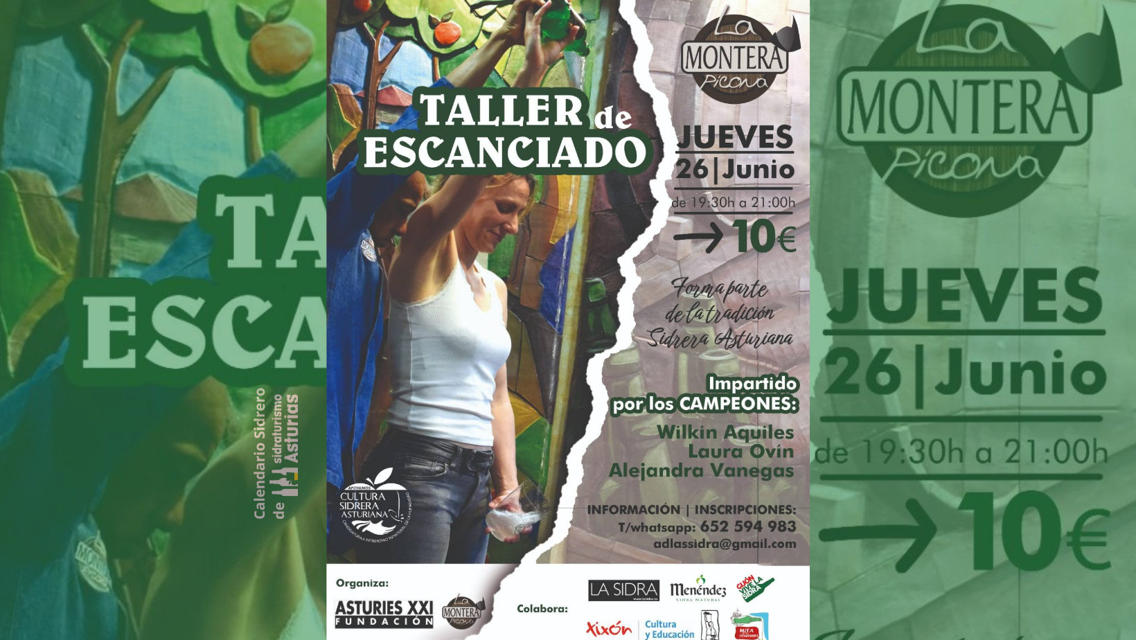 Cabecera Taller Escanciado junio