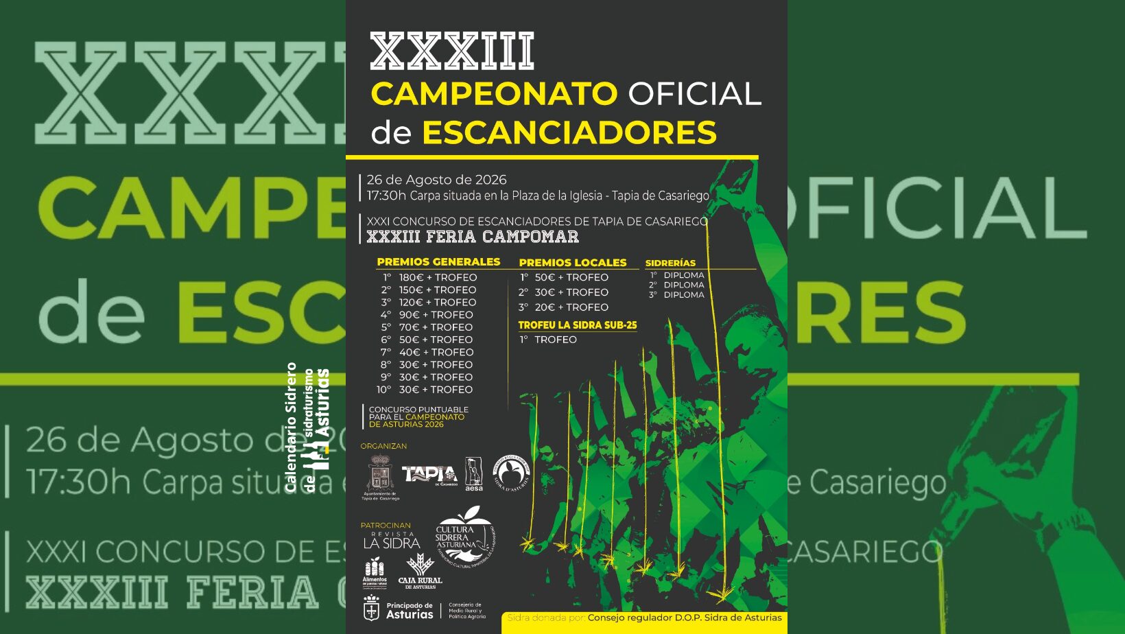 Cabecera Concurso Escanciadores Tapia de Casariego
