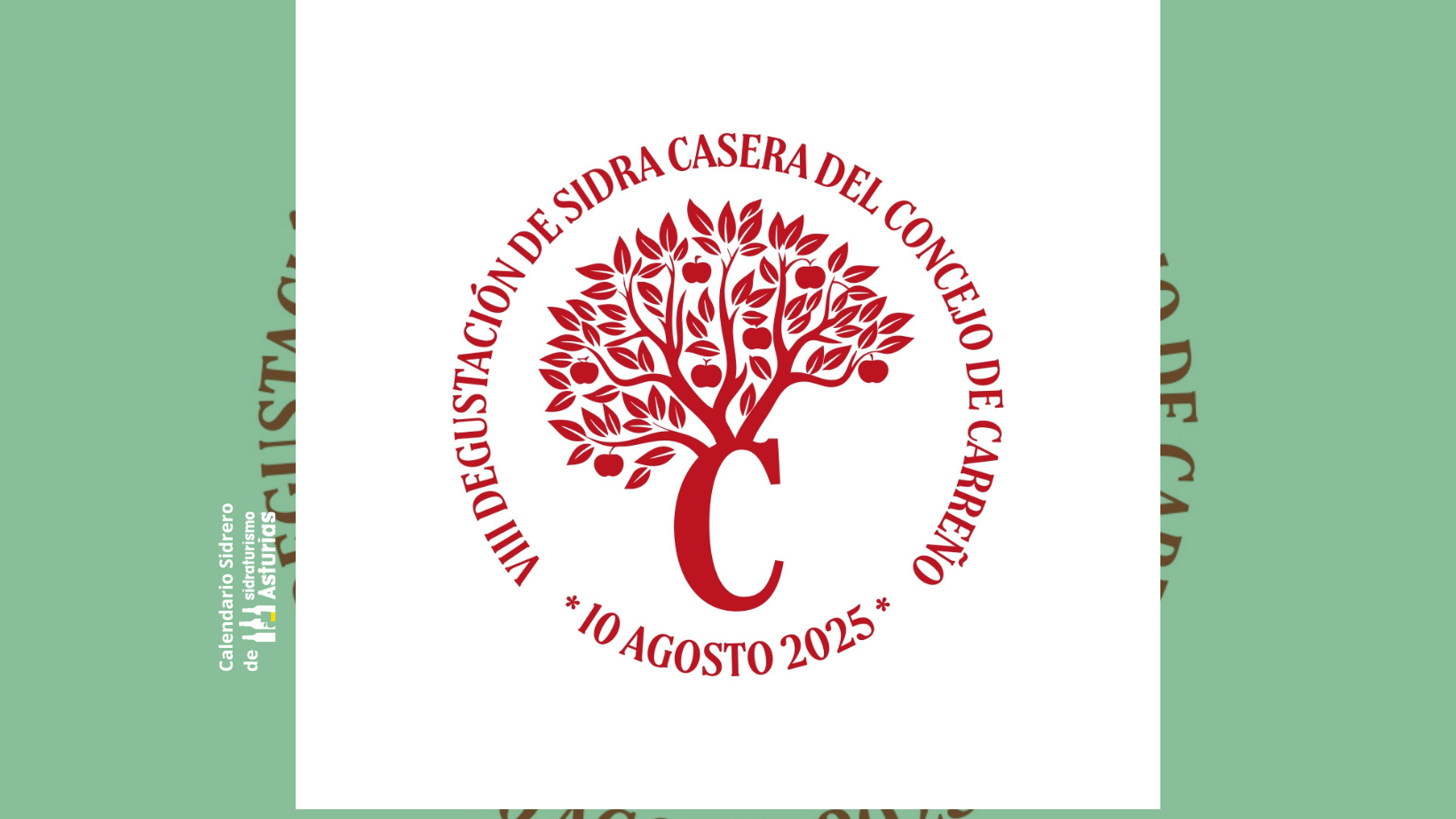 Cartel Degustación Sidra Casera Carreño