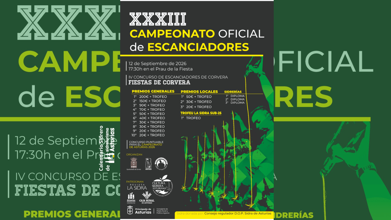 Cabecera Concurso Escanciadores Corvera