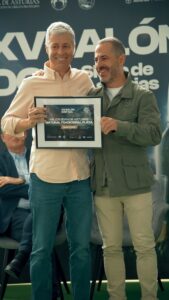 Entrega premio Sidra Quelo DOP en el XV Salón DOP Sidra de Asturias