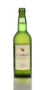 Botella de DOP Sidra de Asturias natural tradicional El Carrascu
